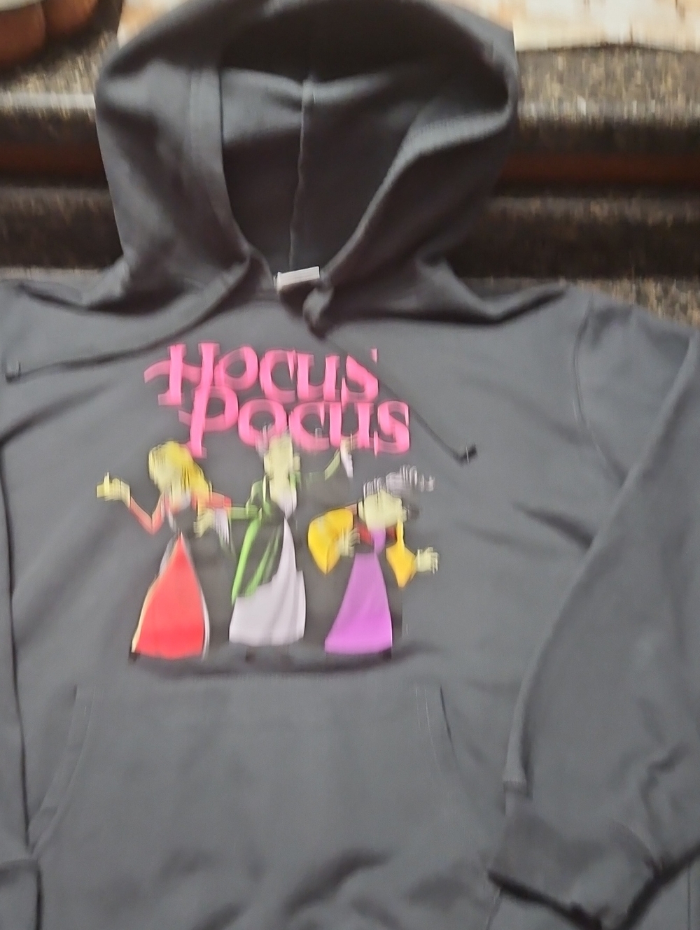 Hocus Pocus Black Graphic Hoodie - Women's